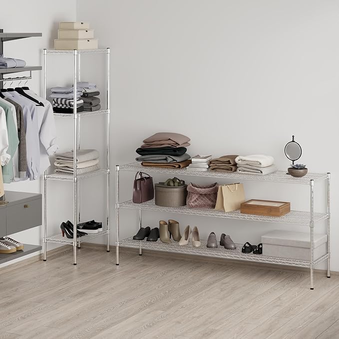 Regal Altair 18" Deep x 72" Wide x 34" Height Wire Shelving Kit | 3-Tier | NSF - Image 7