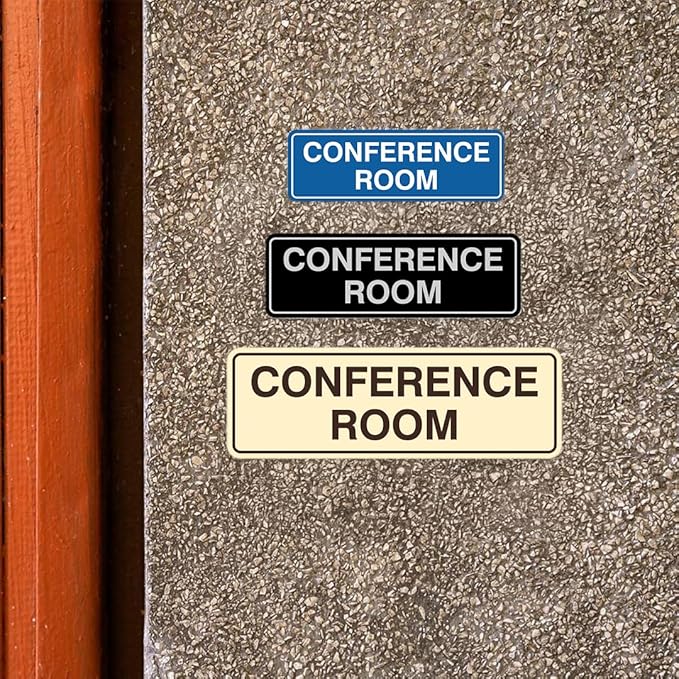 Standard Conference Room Sign -Red - Image 4