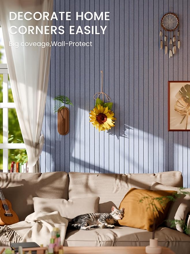 Bumusty Large Cork Board Alternative-36 x24 Felt Bulletin Board Tiles, - Image 4