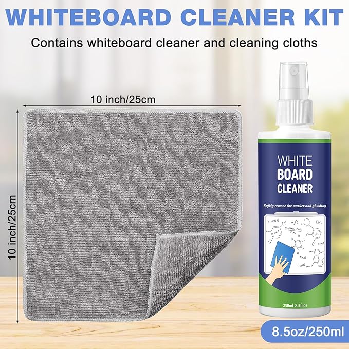 Dansib 6 Pack Whiteboard Cleaner Spray 8.5oz Dry Erase Board Cleaner - Image 2
