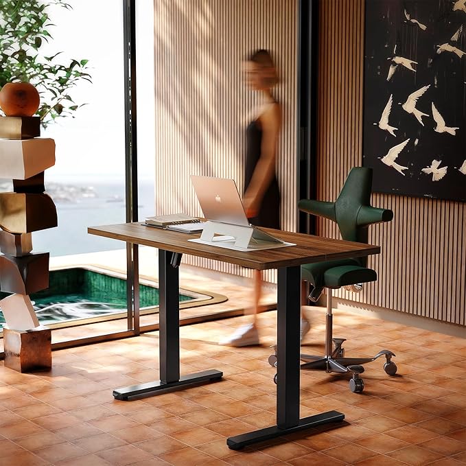 HUANUO 55 x 28 inch Electric Standing Desk Adjustable Height, 4 Memory Height - Image 2