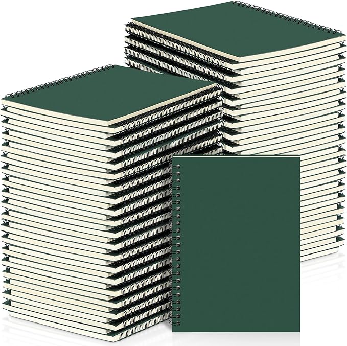 Yahenda 72 Pcs Spiral Notebook Bulk A5 Journal Lined 8.3'' x 5.5'' Writing by Yahenda