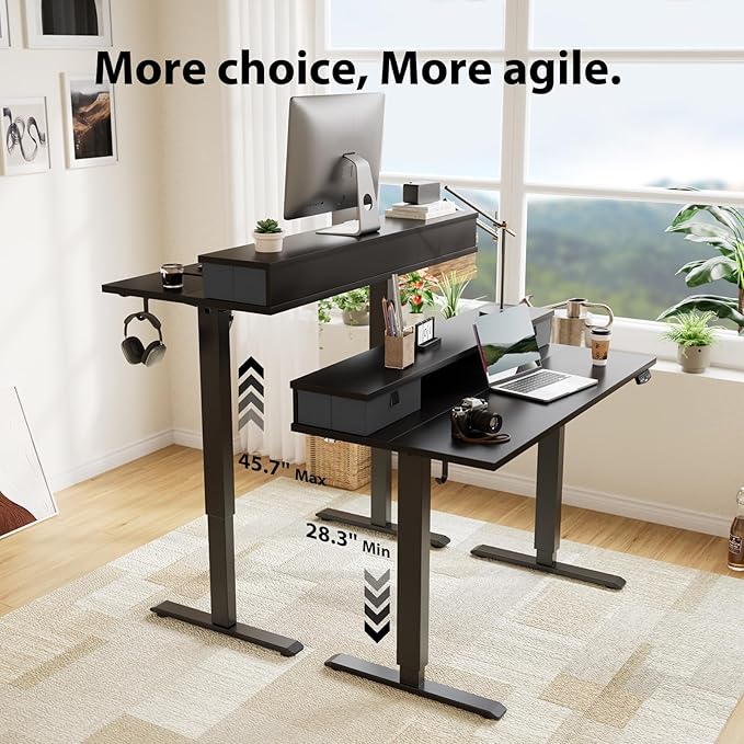 Agilestic 63 x 24 Inches Electric Standing Desk - Image 4