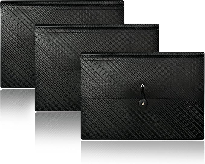 Cesil 3Pcs Expanding File Folders, 13 Pockets File Organizer Accordion File by CesilOfficeSupplies