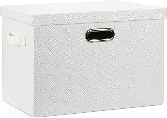 Graciadeco Large 17" 36 Quart Collapsible Stackable Storage Bins by GraciadecoStorage