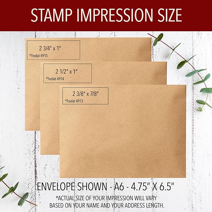 The Duncans Personalized Self-Inking Address Stamp | Envelope Return Address - Image 7