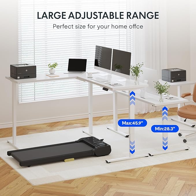 FLEXISPOT L Shaped Standing Desk, 63 x 55 Inch Electric Height Adjustable - Image 5