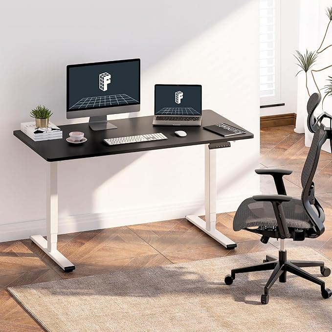 FLEXISPOT E6 3-Stage Dual Motor Electric Standing Desk 55 x 28 Sit Stand Up Desk - Image 2