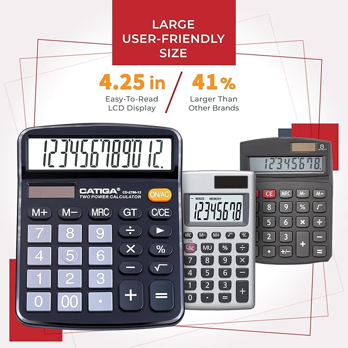 CATIGA Desktop Calculator 12 Digit - Image 6