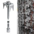 Sumloty 30-Pack 304 Stainless Steel Fence Staples, 1.6 Inch Reusable Fence by Sumloty