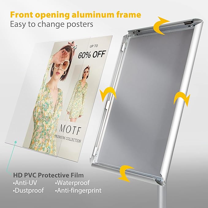 VAIIGO 11"x17" Pedestal Poster Sign Holder Stand - Image 4