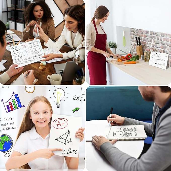 Board Geeks Bigtime 12 Pack 9x12 Classroom Whiteboards - Image 7