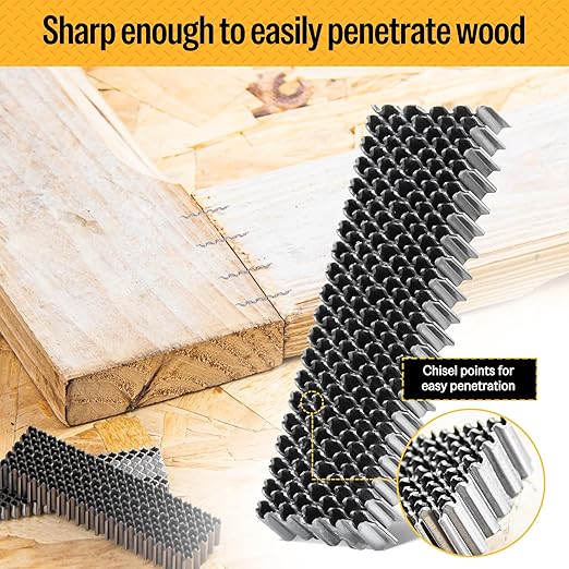 meite Corrugated Fasteners MC112 25 Gauge 1-Inch Crown 1/2-Inch Length Staples - Image 5