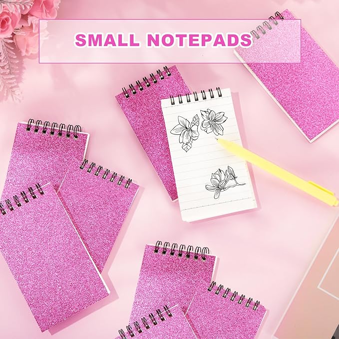Tenceur 6 Pcs Pocket Notebook Bulk Small 3x5 Inch Spiral Notepads Mini Top - Image 3