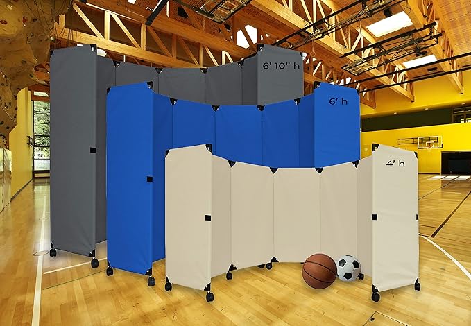 Versare MP10H Portable Folding Wall Partition | Economical 5 Panel Design | - Image 4