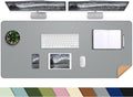 Leather Desk pad Protector, Mouse pad, Non-Slip Office Desk Mat, Waterproof by AFIING