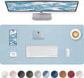 Non-Slip Desk Pad, Mouse Pad, Waterproof PVC Leather Desk Table Protector by AFIING