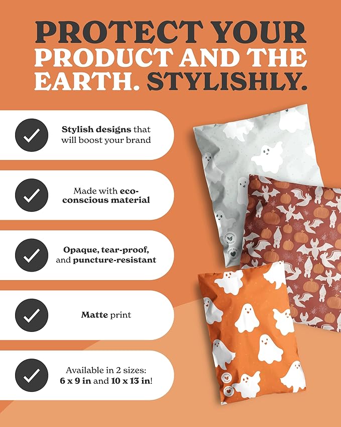 Poly Mailers 10 x 13 Inch- 100 pack Biodegradable Shipping Bags - Image 3