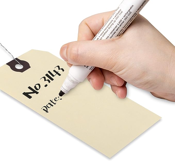 INNOVART Shipping Tags Double Wired 3 3/4" x 1 7/8", Manila Wire Tag - Image 4