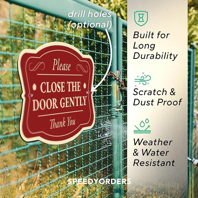 Custom Decorative Outdoor Metal Signs, Personalized Aluminum Sign - Image 6