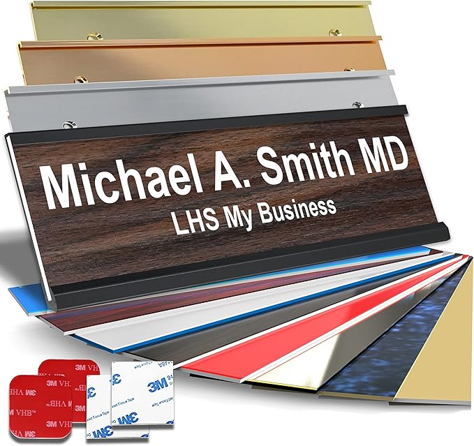 Custom Name Plate for Doors, by LHS+My+Business