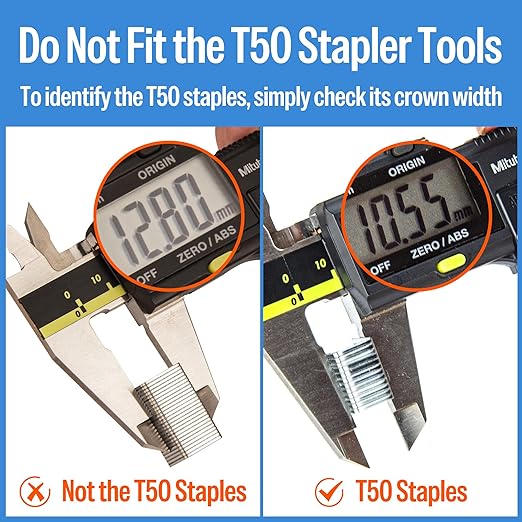 meite 21 Gauge 1/2-inch Crown Upholstery Staples, 304 Stainless Steel - Image 3