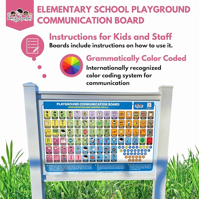 Weather-Proof Aluminum School Playground Communication Board - Image 3