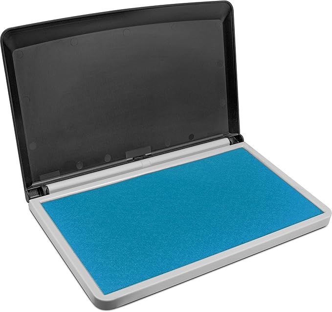 MaxMark Large Premium Light Blue Ink Stamp Pad - Image 2