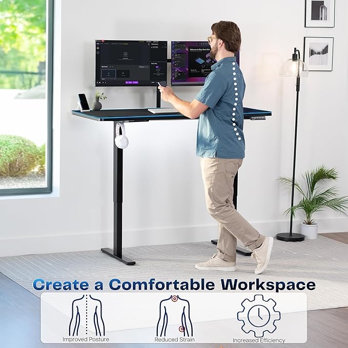 VIVO Electric 60 x 24 in Standing Desk - Image 4