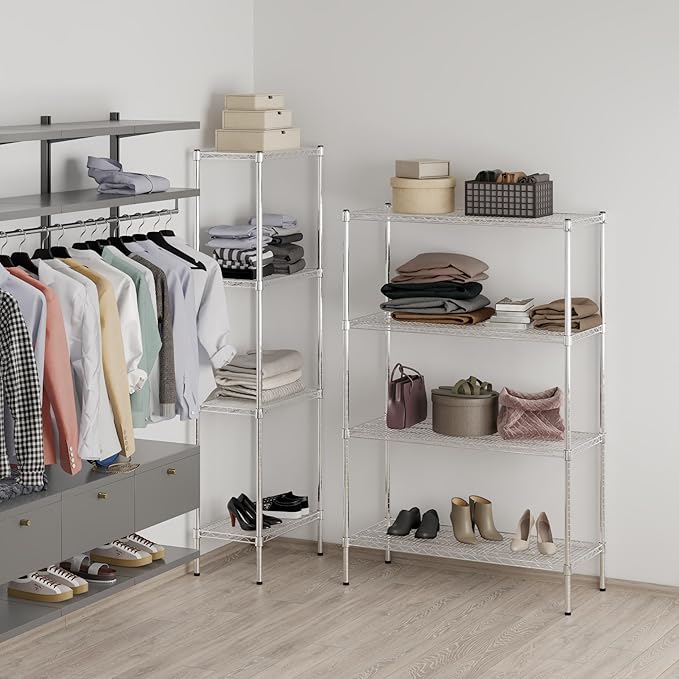 Regal Altair 18" Deep x 42" Wide x 64" Height Wire Shelving Kit | 4-Tier | NSF - Image 6