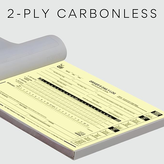 25 Pack Driver Daily Log Books for Truck Drivers - Image 4