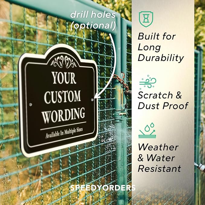 Custom Decorative Outdoor Metal Sign - Image 6
