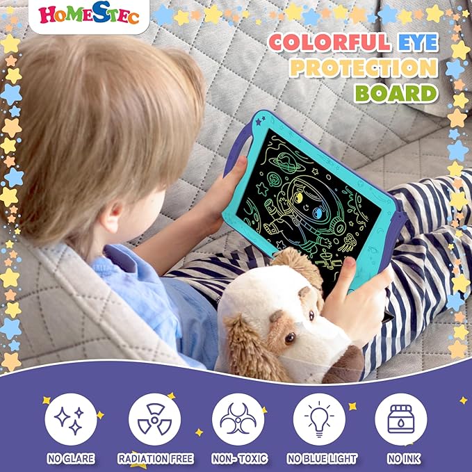 HOMESTEC Astrodraw Drawing Pad, Colorful LCD Writing Tablet - Image 7