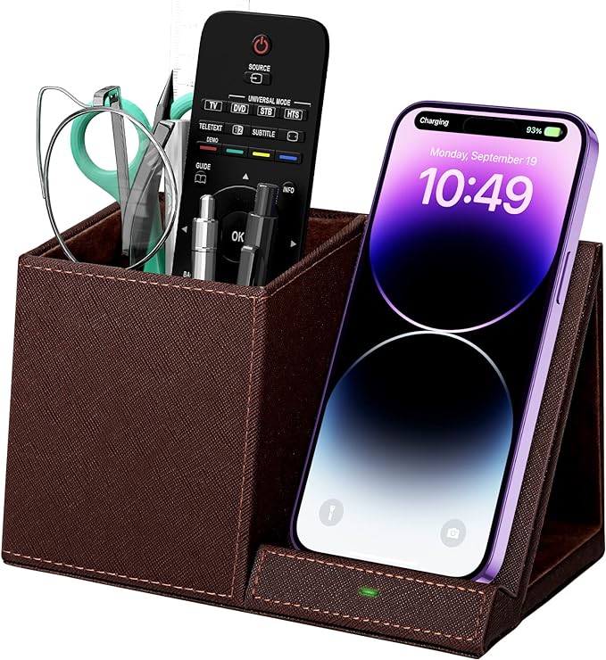 Desk Supplies Organizer, Desktop Stationery Organizer, Home Office Supply by wirelessfuturecharger