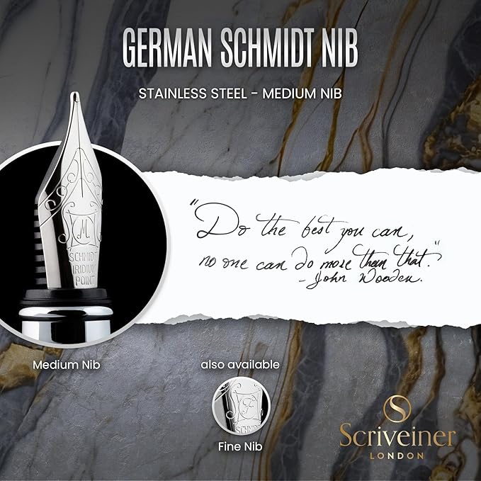 Scriveiner Midnight Blue Fountain Pen - Image 5