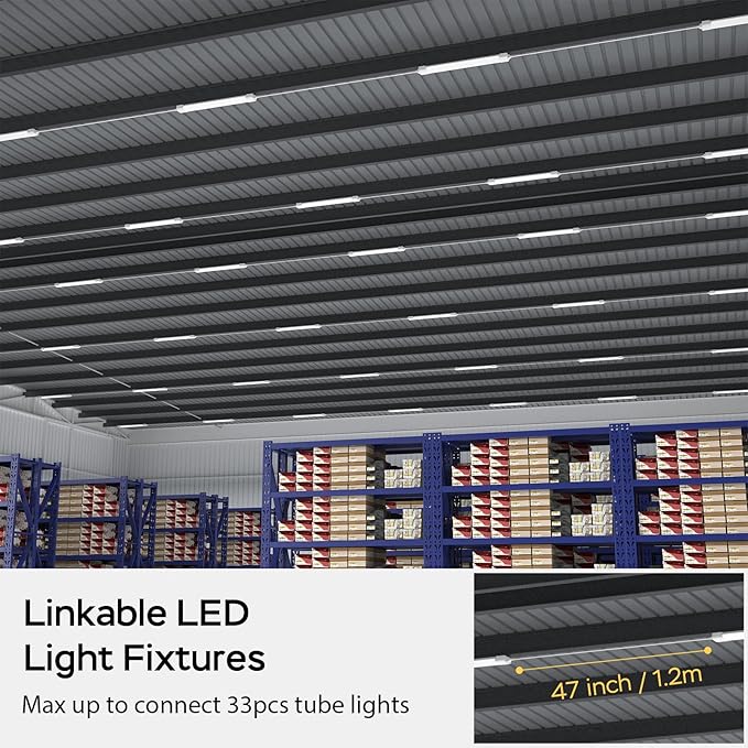 Modlicht LED Shop Light Fixture, 2FT Linkable 18W Plug in Wall Light, 5000K - Image 6