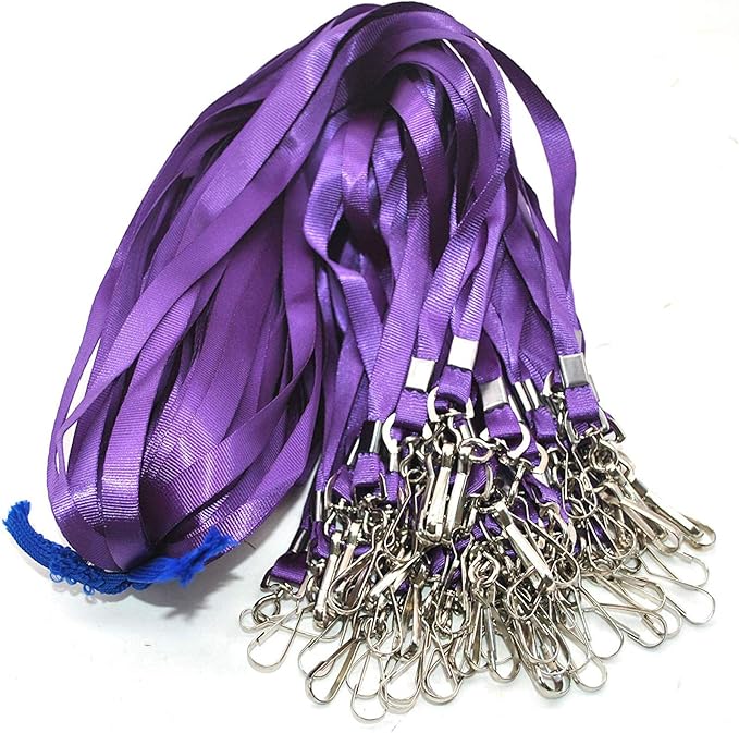 Beebel Purple Lanyards 100 Pcs Lanyard by Beebel