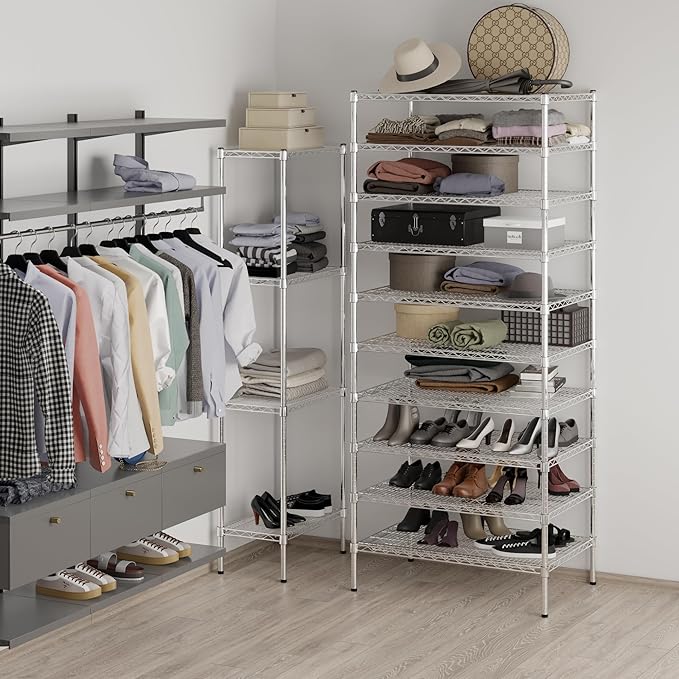 Regal Altair 24" Deep x 36" Wide x 86" Height Wire Shelving Kit | 10-Tier | NSF - Image 4