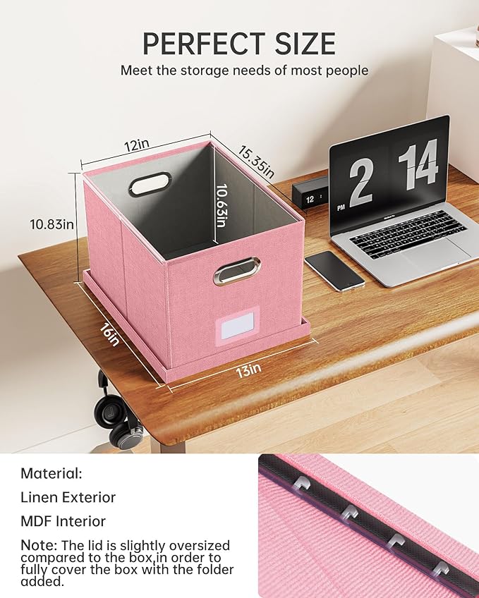 Oterri File Organizer, File Box, File Cabinet - Image 3