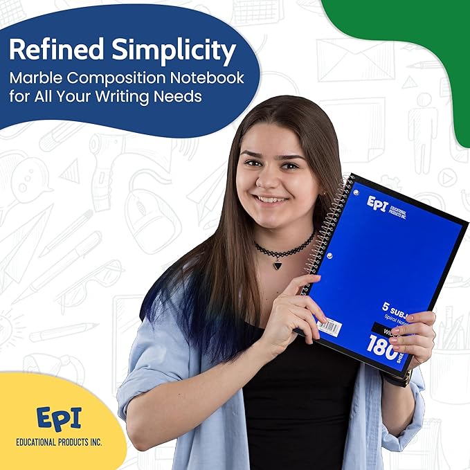 EPI Spiral Notebook | 5 Subject - Image 6