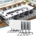 Conference Table, 55.1''Folding Conference Room Table by Unknown