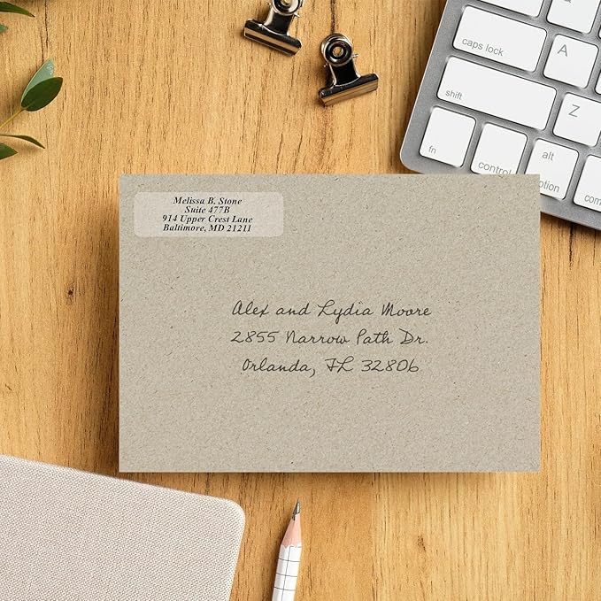 Clear Personalized Return Address Labels - Image 5