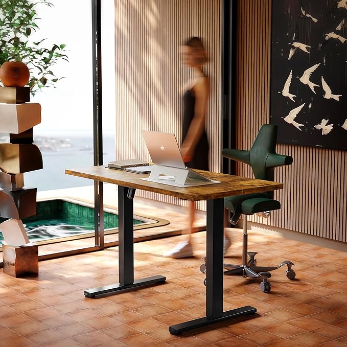 HUANUO 48" x 24" Electric Standing Desk Adjustable Height, 4 Memory Height - Image 2