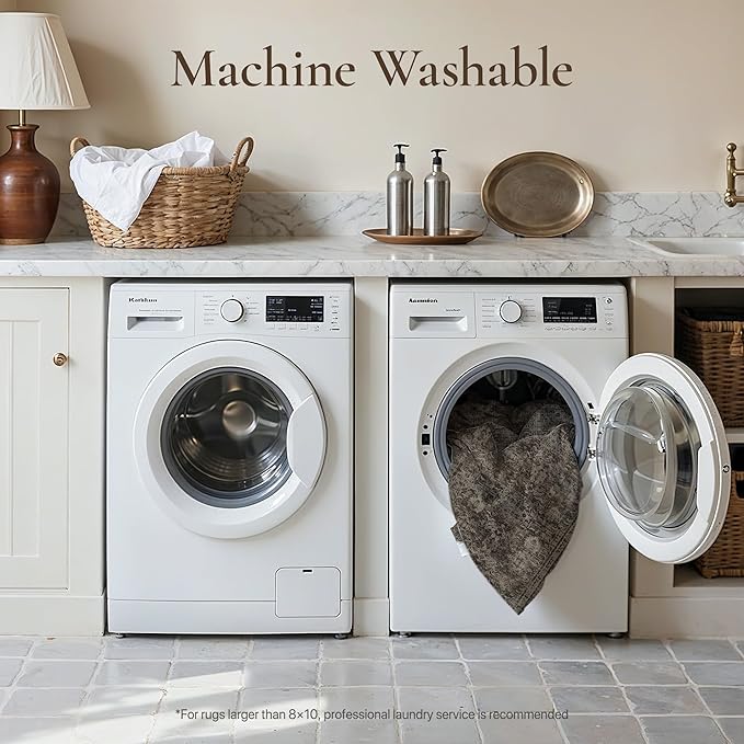 GENIMO 8x10 Area Rug Machine Washable Boho Rug - Image 6