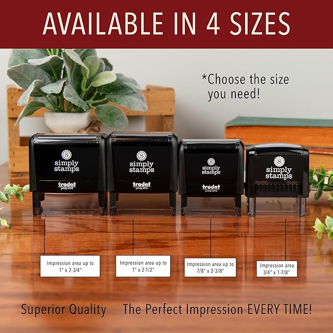 Self Inking Modern Address Stamps | Custom Return Address Stamper - Image 4