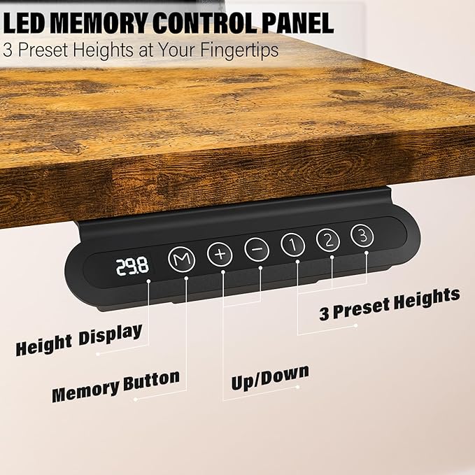 Kingant 55 x 24 Inch Electric Standing Desk - Image 6