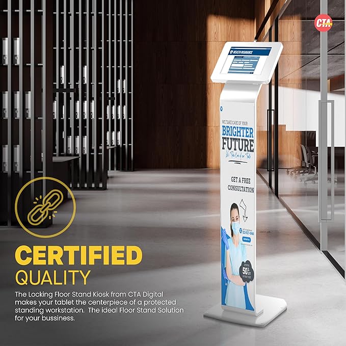 Locking Floor Stand – CTA Premium Locking Support Base Kiosk - Image 6