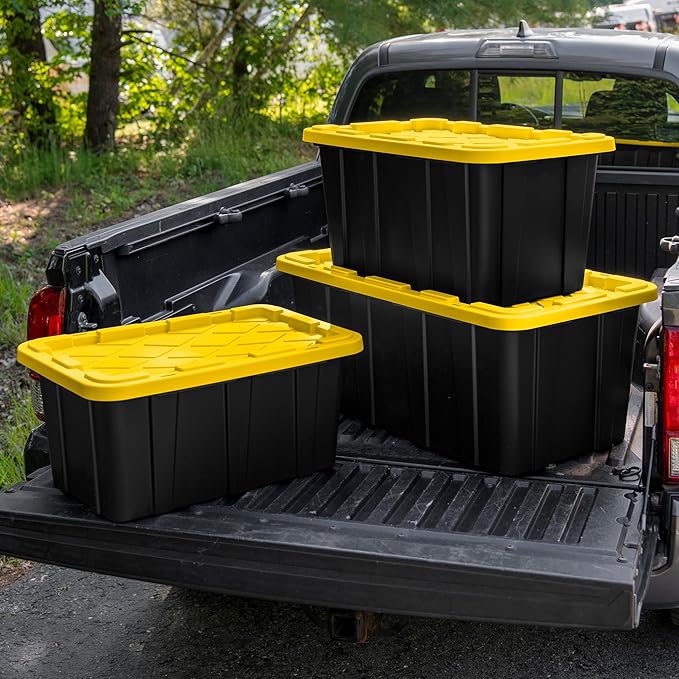 Sterilite 6-Pack Industrial Tote, Plastic Storage Container Bins - Image 8