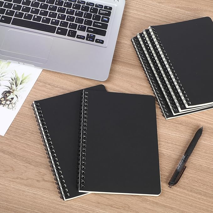 miikoul 60 Packs A5 Spiral Notebooks, 60 Sheets/120 Pages, Hardcover Lined - Image 7