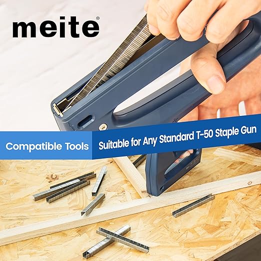 meite T-50 Staples Marine, 3/8 Inch 304 Stainless Steel Staples - Image 6